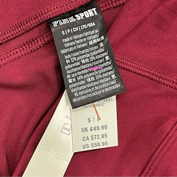 NWT Victoria’s Secret PINK SPORT Buttery Soft High-waisted 7/8 Leggings - S - Picture 10 of 12
